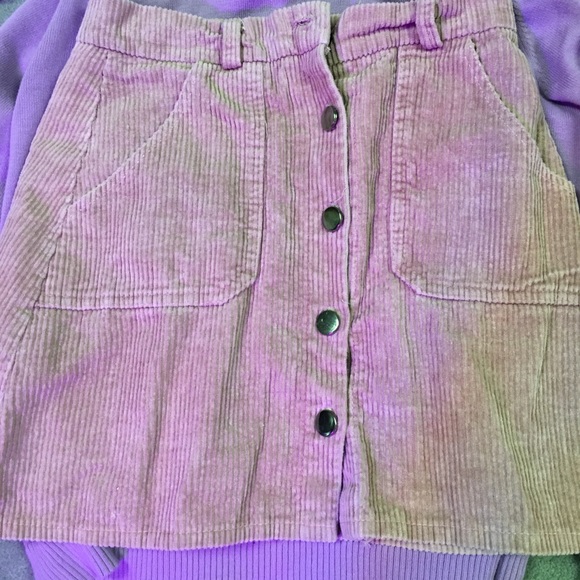 Light pink corduroy skirt - Picture 3 of 3